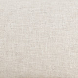 Crescent off-white linen upholstery sectional 2 piece