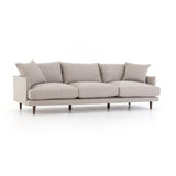 Andor pewter grey upholstered sofa 