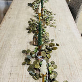 Brown & Beam Accessories Green & Gold Leaf Garland 70"