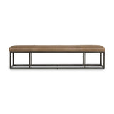 Brown & Beam Benches Boston Leather Bench