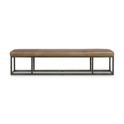 Brown & Beam Benches Boston Leather Bench