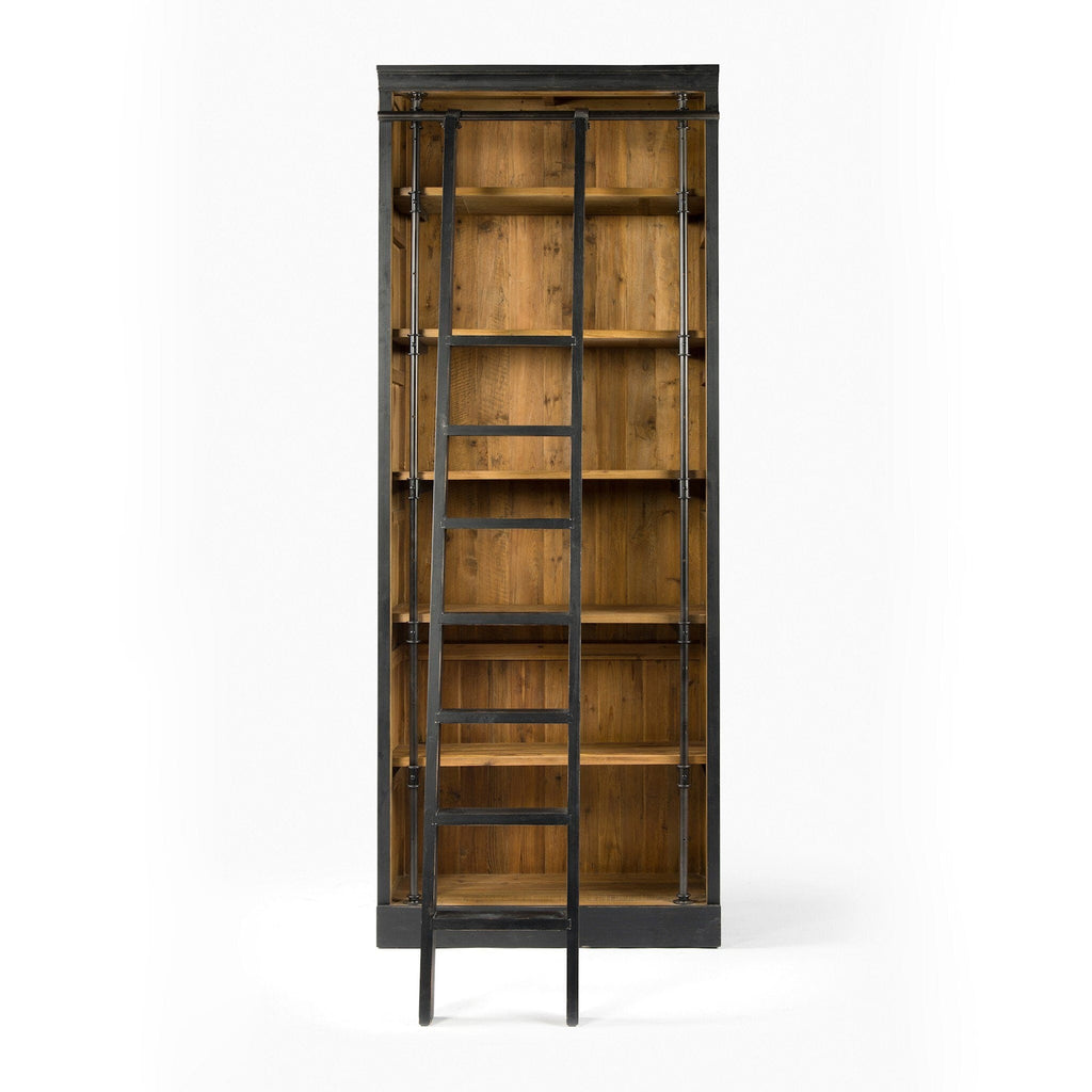 Brown & Beam Bookshelves With Ladder Edward Bookshelf