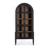 Brown & Beam Cabinets Black/Oak Tuma Tall Cabinet