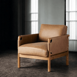 Brown & Beam Chairs Carmel Leather Matea Chair