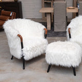 Brown & Beam Chairs Denka Faux Fur Chair