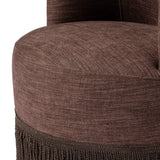 Brown & Beam Chairs Erin Fringe Swivel Chair