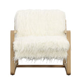 Brown & Beam Chairs Leopold Faux Fur Chair