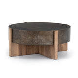 Brown & Beam Coffee Tables Distressed Iron Des Coffee Table