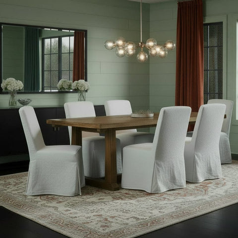 Brown & Beam Dining Tables Brown Oak Olsa Extension Dining Table