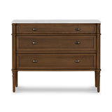 Brown & Beam Dressers Brown w/Marble Top Tios Chest