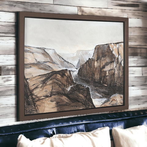 Brown & Beam | Furniture & Decor Wall Art Mountain View Artwork