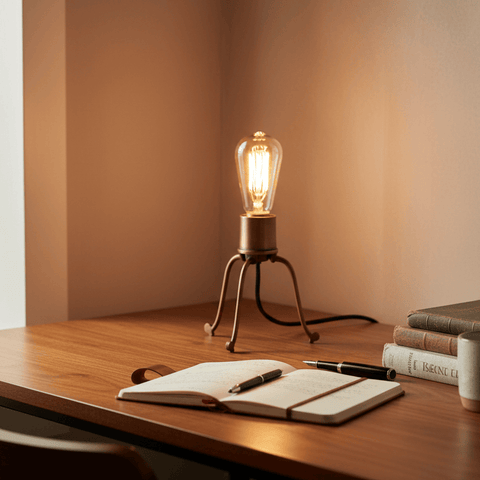 Brown & Beam Light Fixtures Tripod Mini Desk Lamp