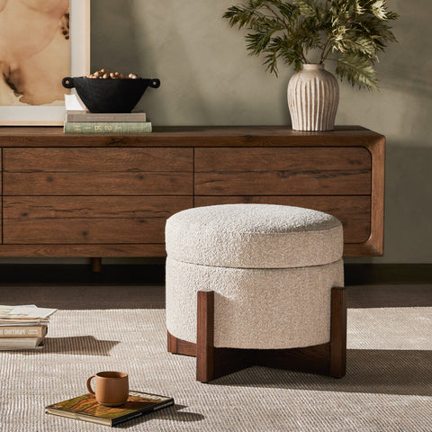 Brown & Beam Ottomans Lela Storage Ottoman