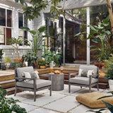 Brown & Beam Outdoor Aztec Outdoor End Table