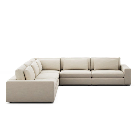Brown & Beam Sectionals 2 Arm Sectional Bryant 5 Piece Sectional