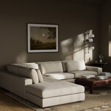 Brown & Beam Sectionals Bryant 4 Piece Sectional w/Ottoman