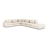 Brown & Beam Sectionals Ivory Bryant 5 Piece Sectional+Ottoman
