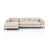 Brown & Beam Sectionals Left Chaise / Sand Linen Darcy Sectional w/Left Chaise 120"