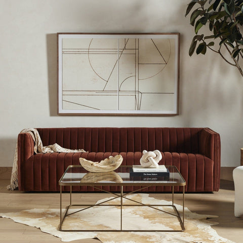 Brown & Beam Sofas Rust / Velvet Ellen Sofa