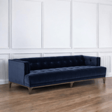 Brown & Beam Sofas Navy Velvet Griffin Sofa