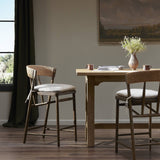 Brown & Beam Stool Brown Oak / Bar Buxton Counter + Bar Stool