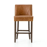 Brown & Beam Stools Counter / Brown Top Grain Leather Caldwell Stool