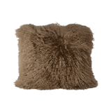 Brown & Beam Textiles Brown Mohair Pillow 16"