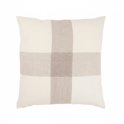 Brown & Beam Textiles Powder White Pillow 20"