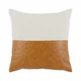 Brown & Beam Textiles Russet Leather Pillow 20"
