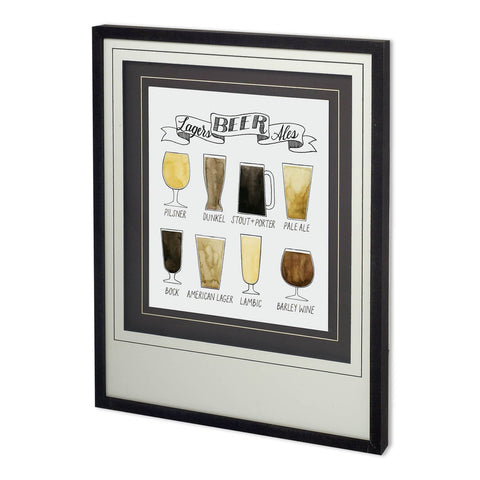 Brown & Beam Wall Art Beer Connoisseur Print