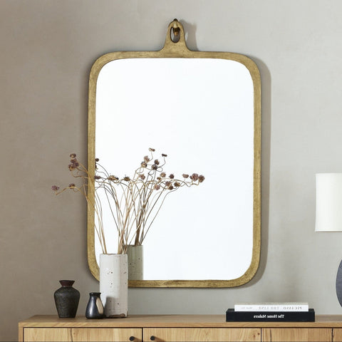 Gold leaf mirror