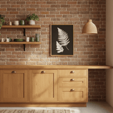 Brown & Beam Wall Products White Fern Wall Art