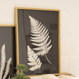 Brown & Beam Wall Products White Fern Wall Art