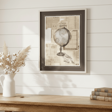 Brown & Beam Wall Products World Globe Artwork