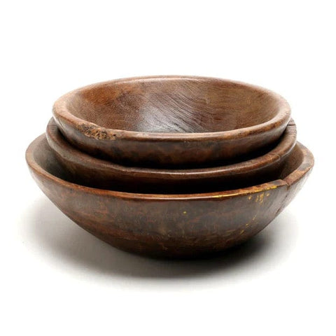 Brown & Beam Accessories Large Teak Village Bowl - Artifact