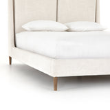 Duron Bed Viscose Polyester Blend Solid Parawood frame modern design base