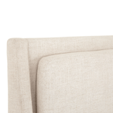 Duron Bed Viscose Polyester Blend Solid Parawood frame modern design headboard