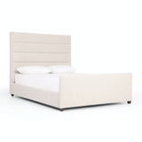 Winslow ivory linen bed
