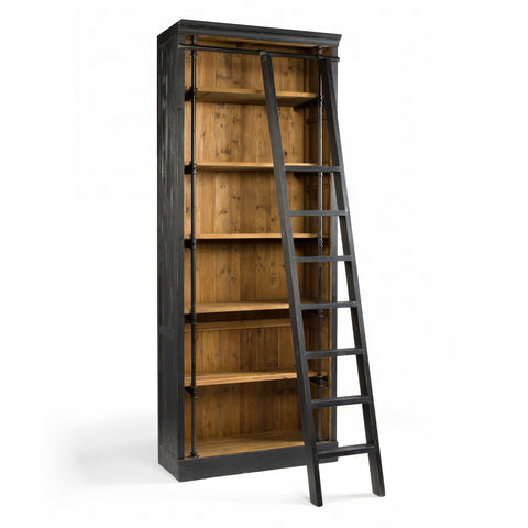 Edward bookcase with ladder
