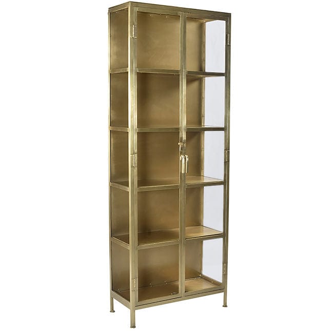 Brown & Beam Cabinets Antique Brass Haisley Cabinet