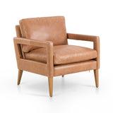 Brown & Beam Chairs Copper Leather Saro Chair