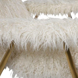 Brown & Beam Chairs Tibetan Faux Fur Chair