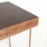 Gavin Desk top view reclaimed wood