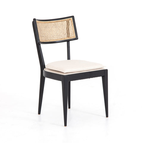 Selma woven cane nettlewood dining chair