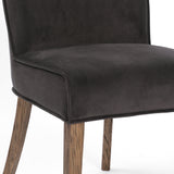Lombard smoke velvet nettlewood dining chair