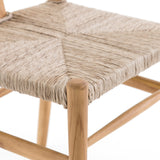 Malia Dining Chair made of natural teak wood with synthetic weaving 