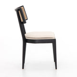 Selma woven cane nettlewood dining chair