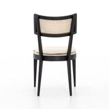 Selma woven cane nettlewood dining chair