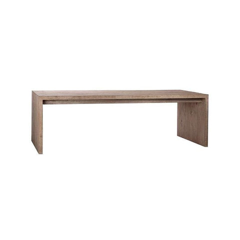 Santo light pine Dining Table front view