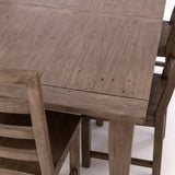 o'neill reclaimed pine dining table top view